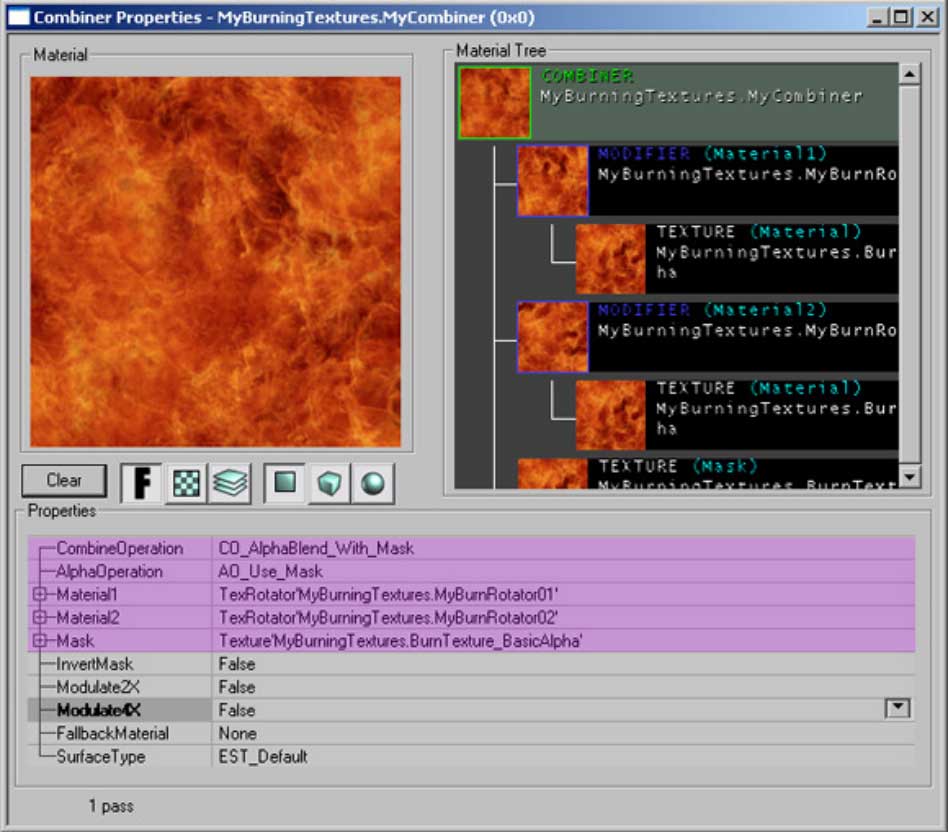 unreal editor material combiner screenshot
