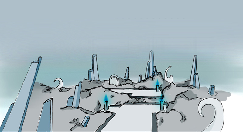 Thuliac level concept art